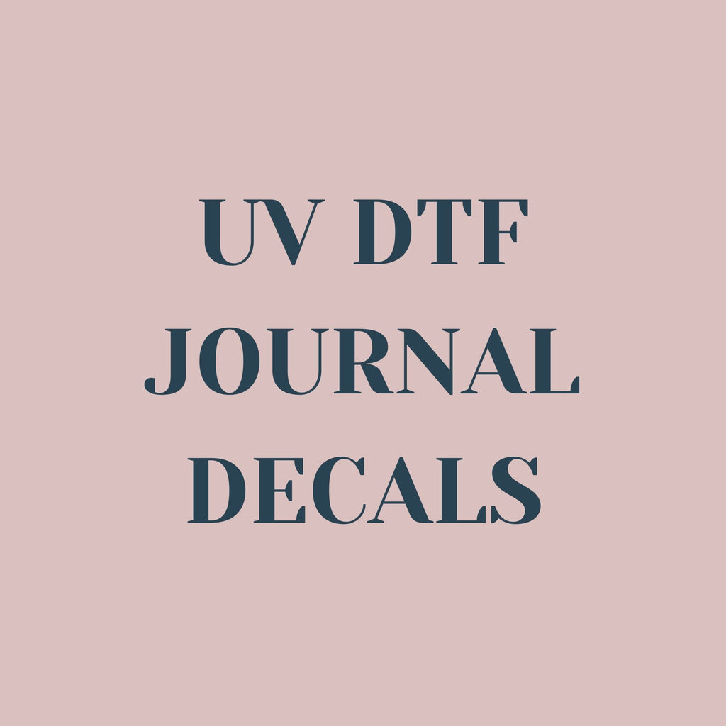 UV DTF Journal Decals