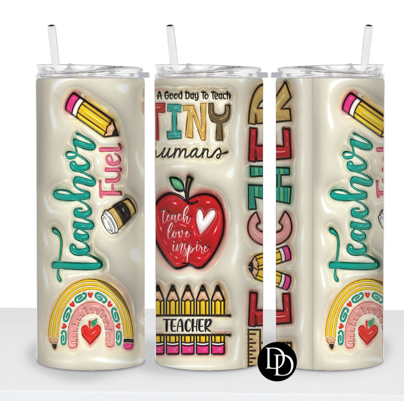 3D Teacher *Sublimation Print Transfer*