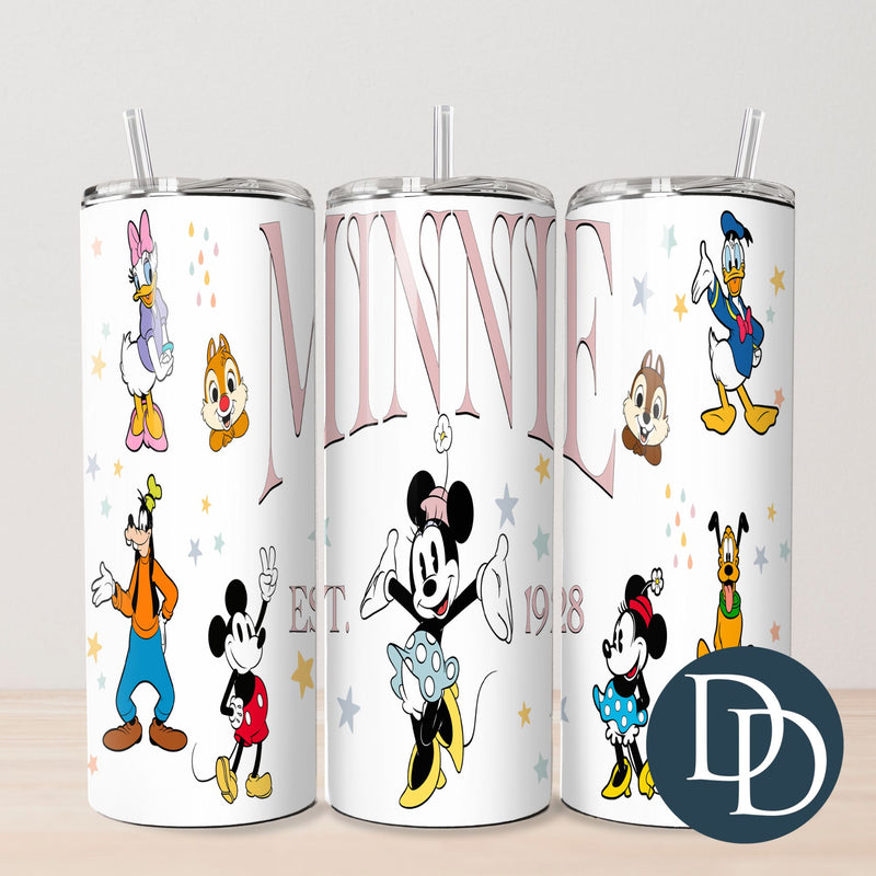 Girly Mouse *UV DTF Tumbler Wrap*