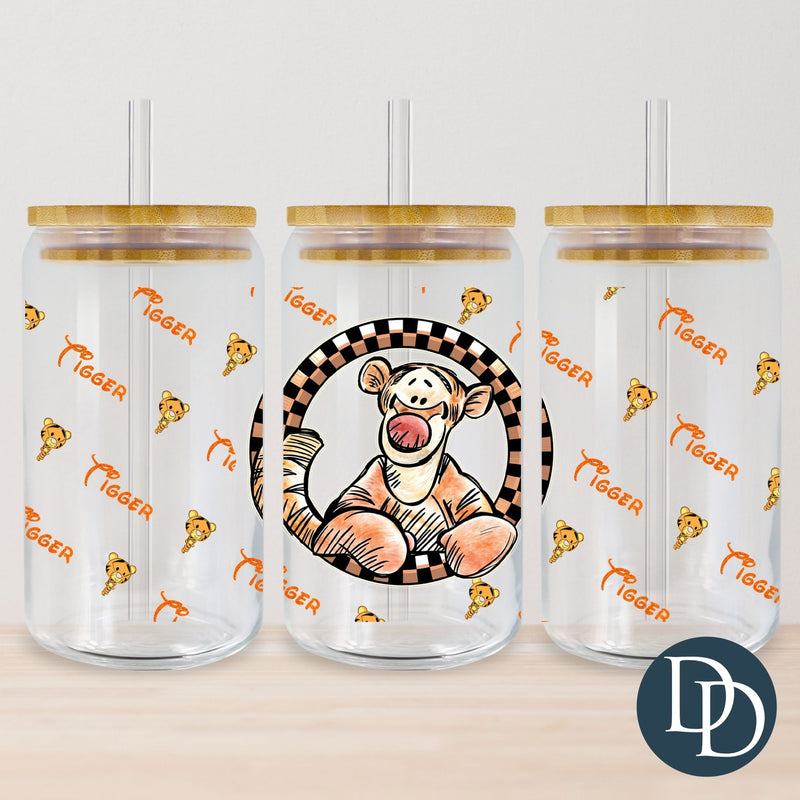 Bouncy Tiger *UV DTF Cup Wrap*