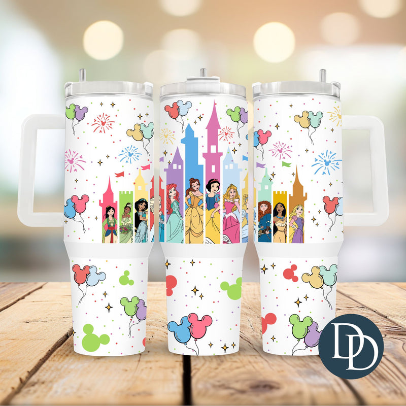 Princess Castle *UV DTF 40oz Tumbler Wrap*