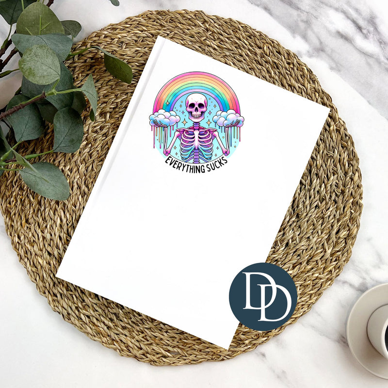 Rainbow Everything Sucks UV DTF Decal