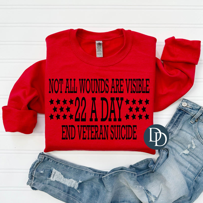 22 A Day (Black Ink) - NOT RESTOCKING - *Screen Print Transfer*