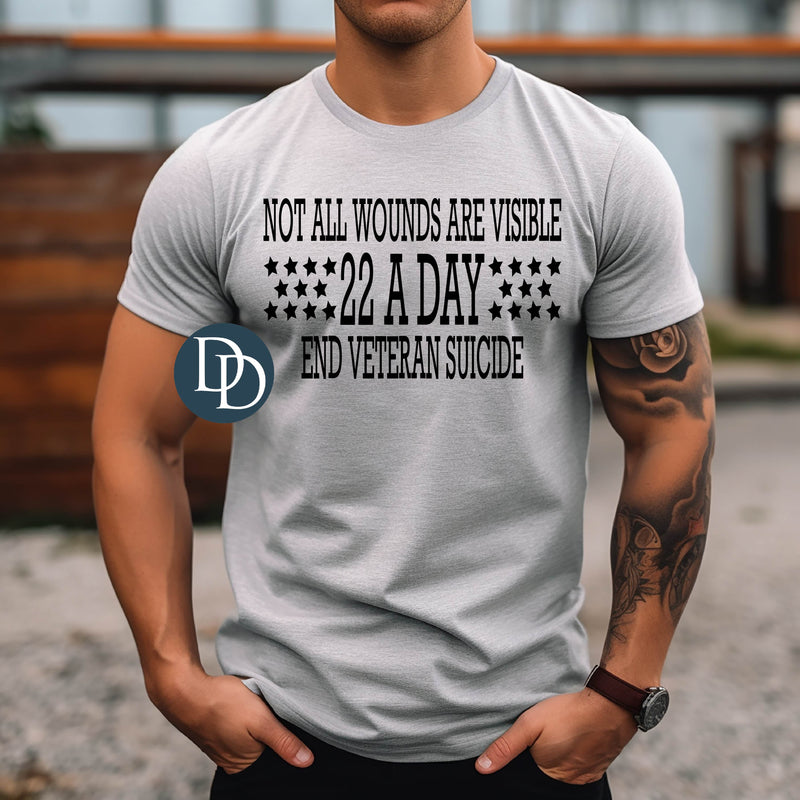 22 A Day (Black Ink) - NOT RESTOCKING - *Screen Print Transfer*