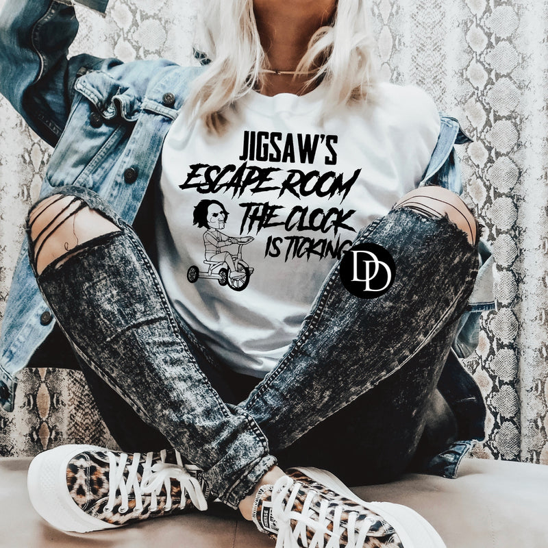 Escape Room (Black Ink) *Screen Print Transfer*