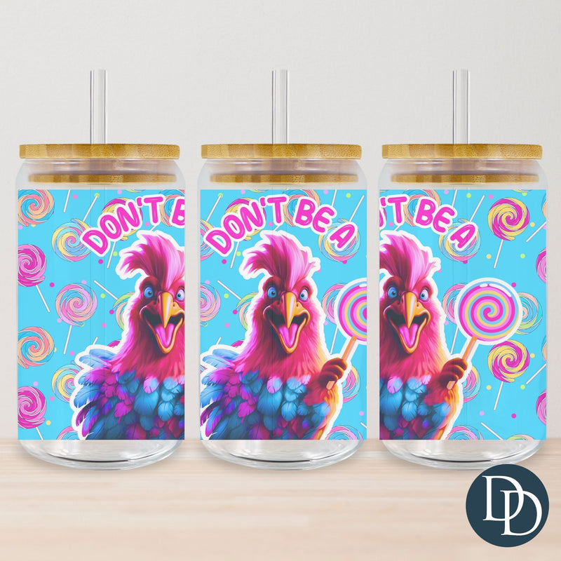 Don't Be A Sucker Tumbler Print  *Sublimation Print Transfer*