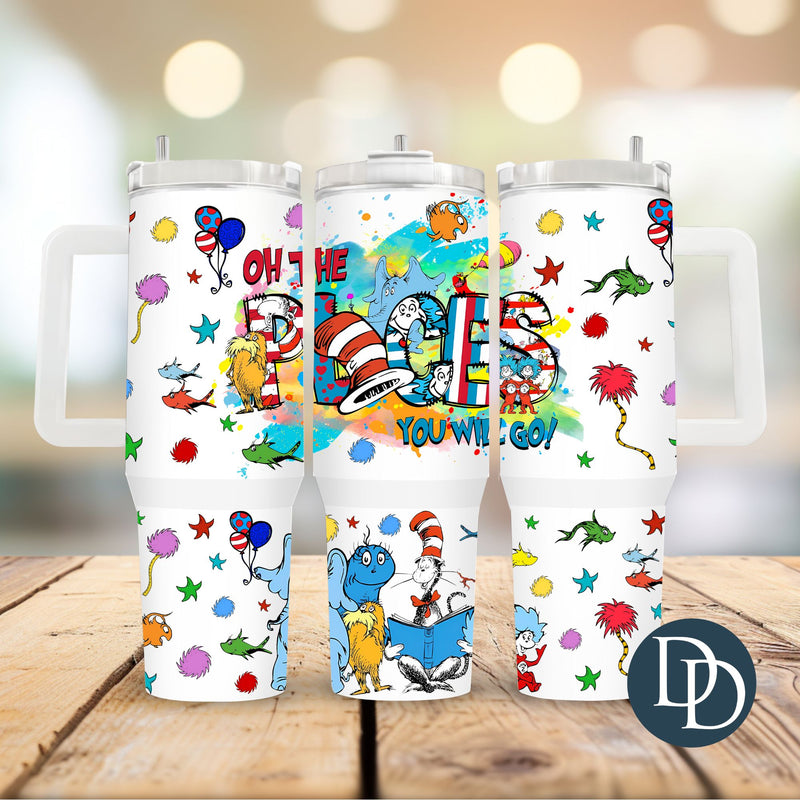 Oh The Places *UV DTF 40oz Tumbler Wrap*