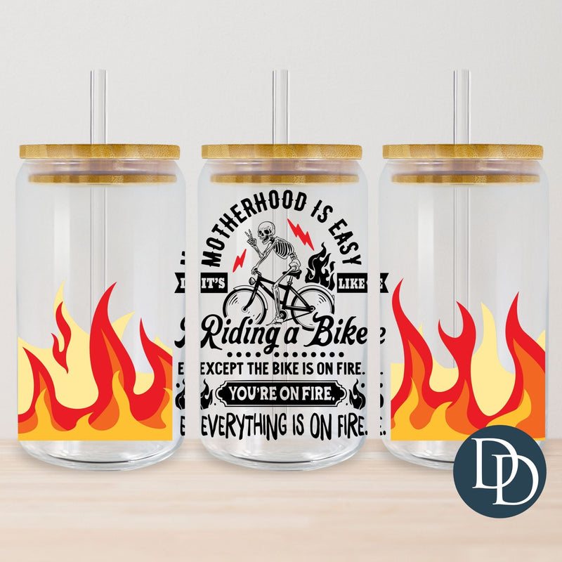 Motherhood is Easy UV DTF Cup Wrap