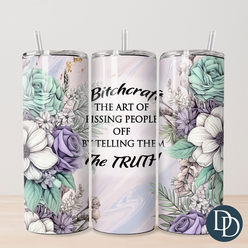 B*tchcraft Tumbler Print  *Sublimation Print Transfer*