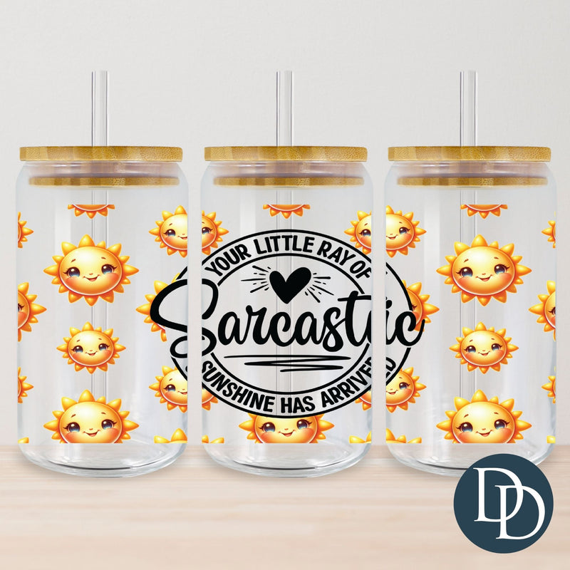 Ray Of Sarcastic Sunshine UV DTF Cup Wrap