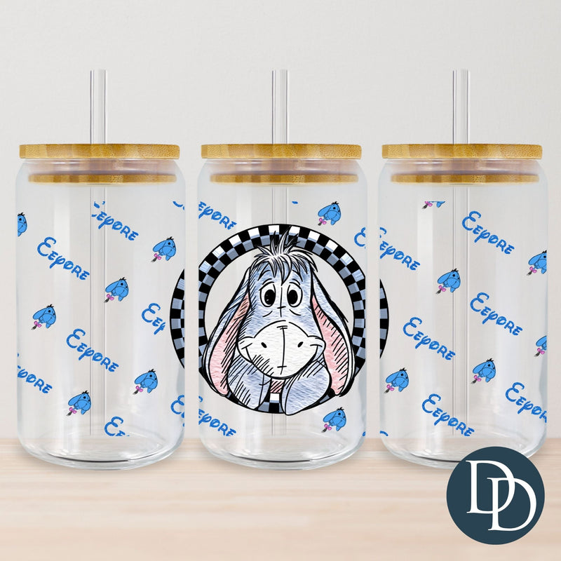 Sad Donkey *UV DTF Cup Wrap*