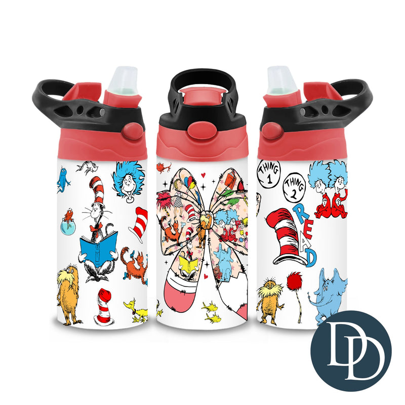 Reading Bow *UV DTF Kids Tumbler Wrap*