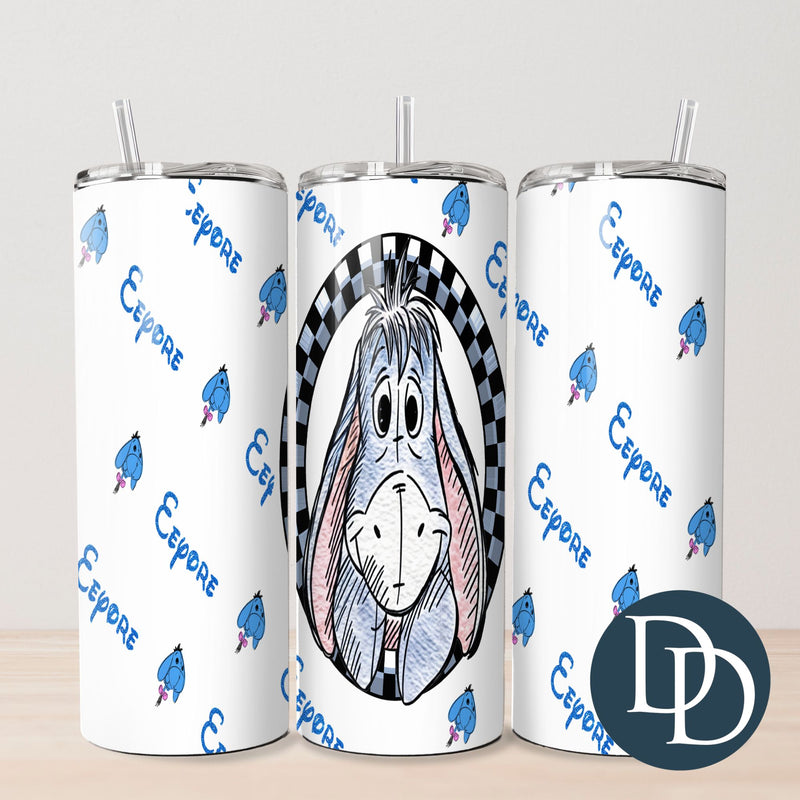 Sad Donkey *UV DTF Tumbler Wrap*