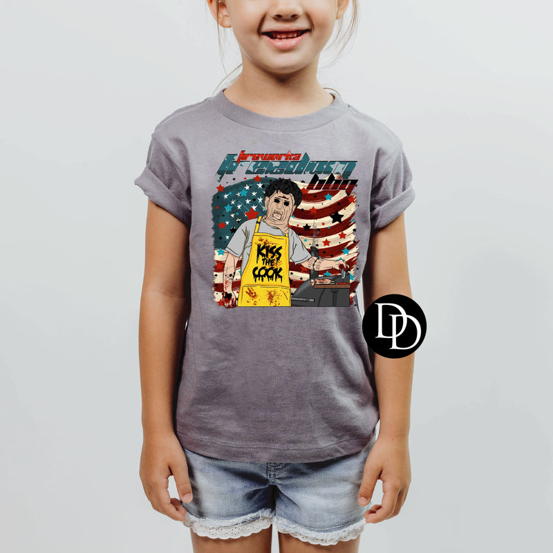 Fireworks, Freedom & BBQ  *DTF Transfer*