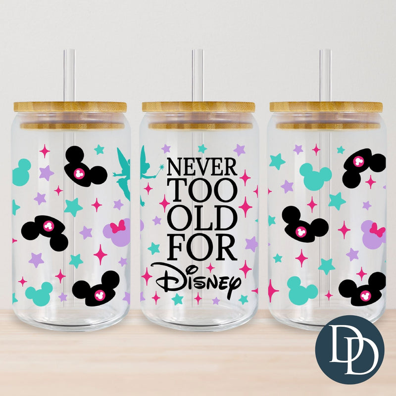 Never Too Old *UV DTF Cup Wrap*