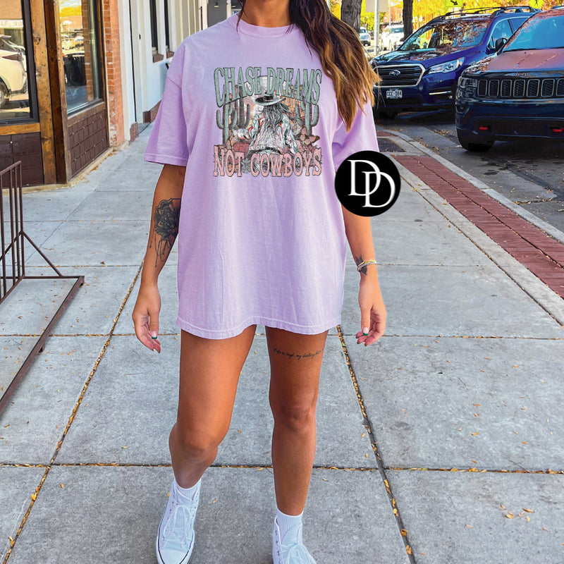 Western Chase Dreams Not Cowboys *DTF Transfer*