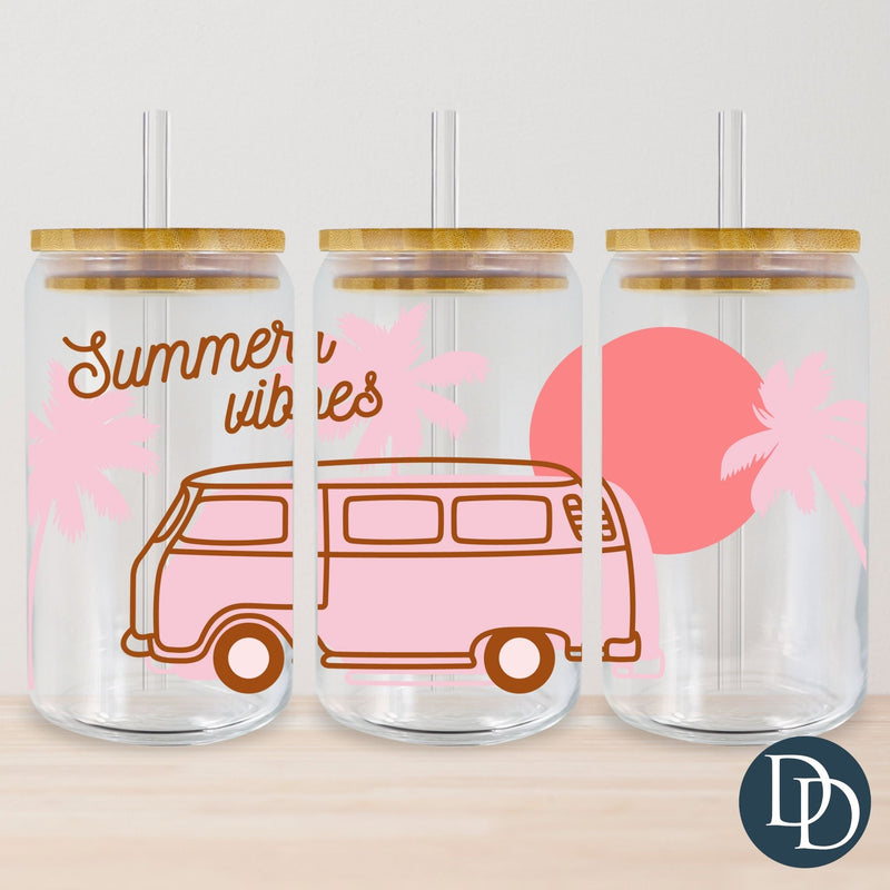 Summer Vibes Van UV DTF Cup Wrap