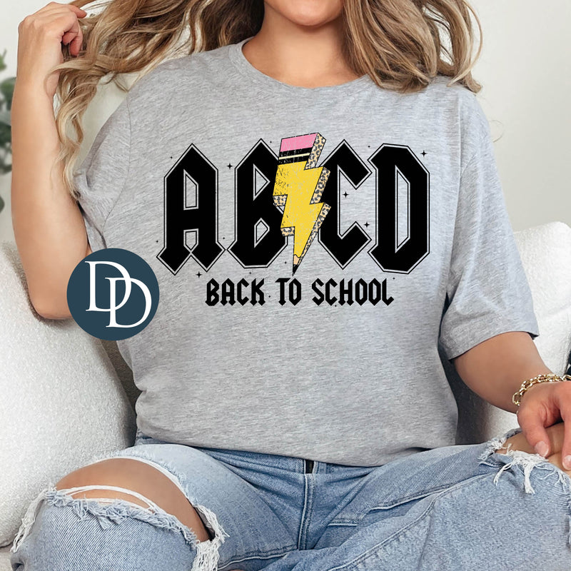 AB CD Black *DTF Transfer*