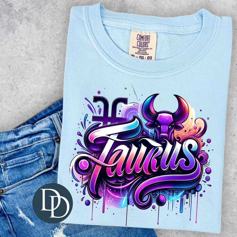 Airbrush Taurus *DTF Transfer*