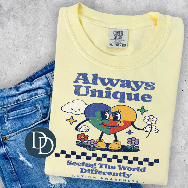 Always Unique Autism Awareness *DTF Transfer*