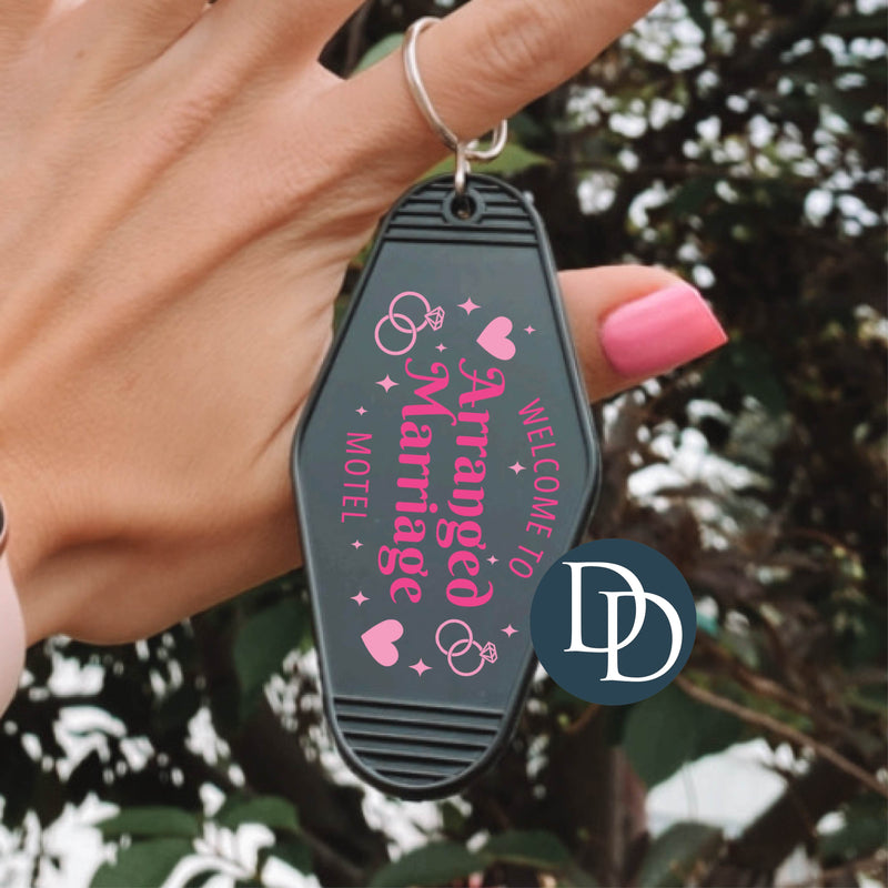 Arranged Marriage Motel *Motel Keychain UV DTF Decal*