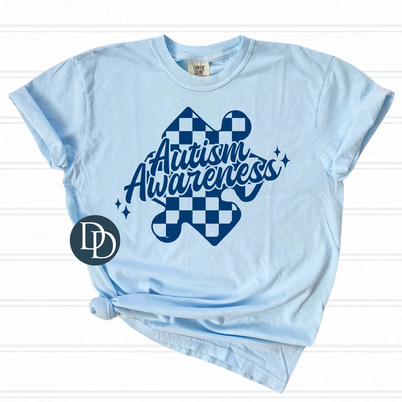 Autism Awareness 3D Puzzle (Navy Ink) *Screen Print Transfer*