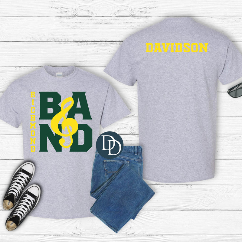 Band Mascot With Name Semi-Custom *DTF Transfer*