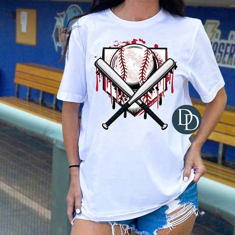 Baseball Blood Drip *DTF Transfer*