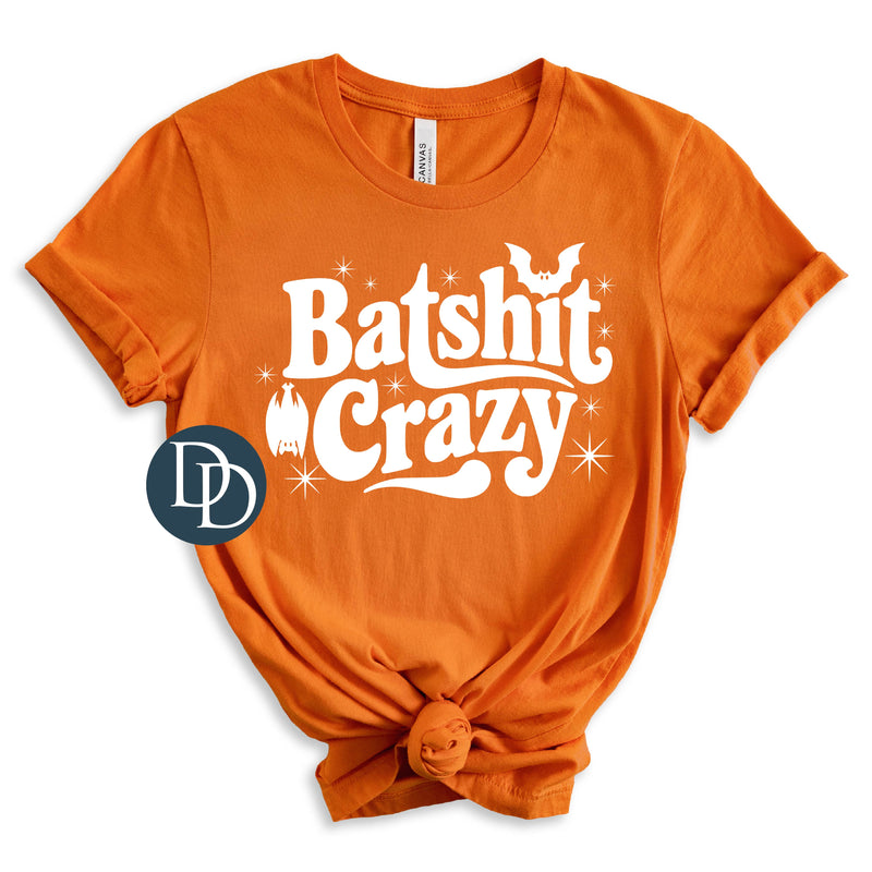 Batshit Crazy Bats Accents (White Ink) *Screen Print Transfer*