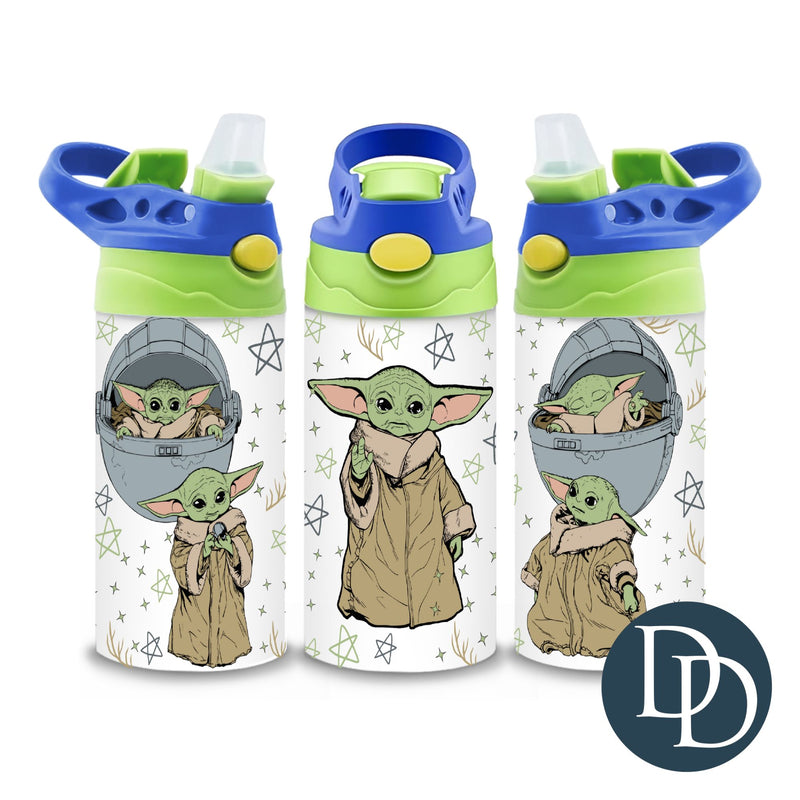Baby Green Guy *UV DTF Kids Tumbler Wrap*