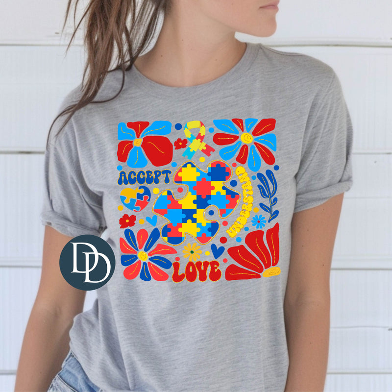 Boho Autism Awareness *DTF Transfer*