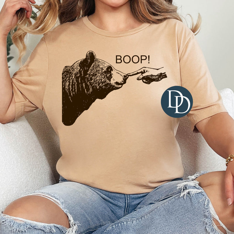 Boop Bear Nose *DTF Transfer*