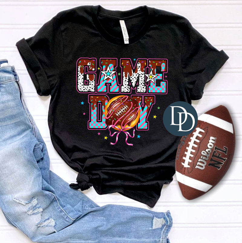 Bright Football Game Day Donut *DTF Transfer*