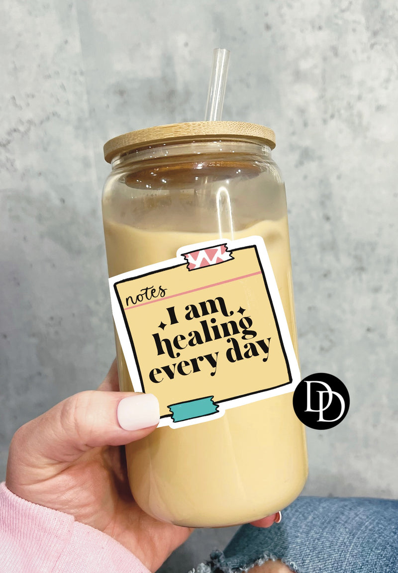 I Am Healing UV DTF Decal