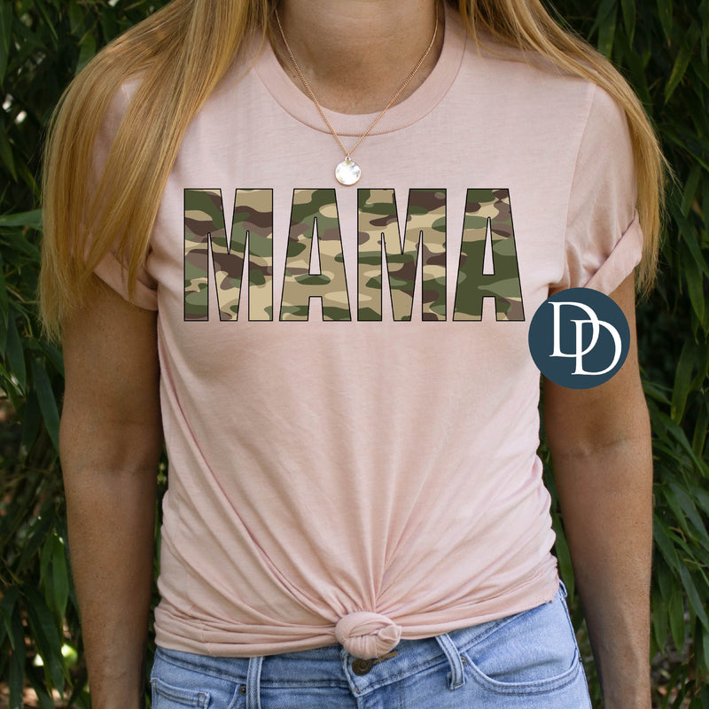 Camo Blocked Mama *DTF Transfer*