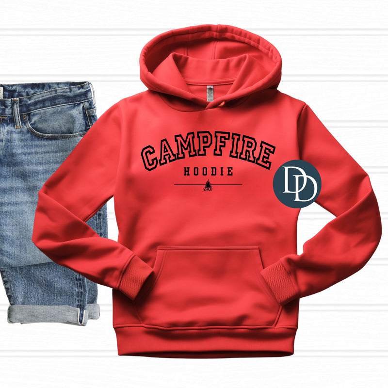 Campfire Hoodie (Black Ink) *Screen Print Transfer*