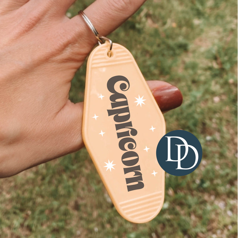 Capricorn Stars *Motel Keychain UV DTF Decal*