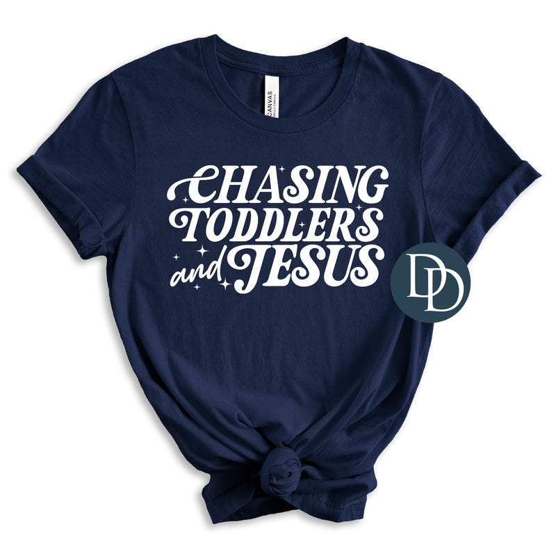 Chasing Toddlers And Jesus *DTF Transfer*