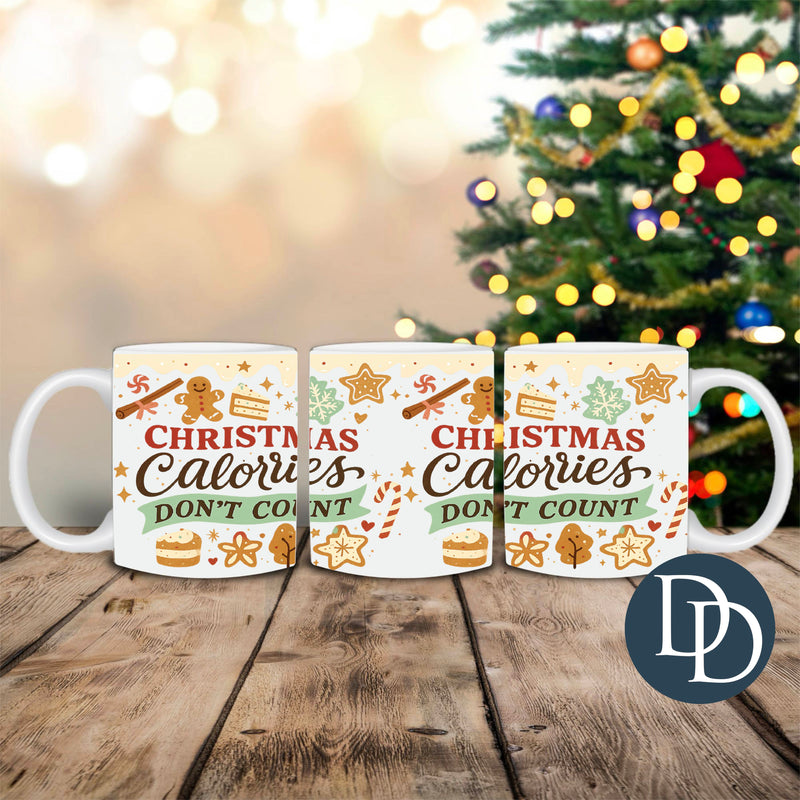 Christmas Calories Don't Count *UV DTF Mug Wrap*
