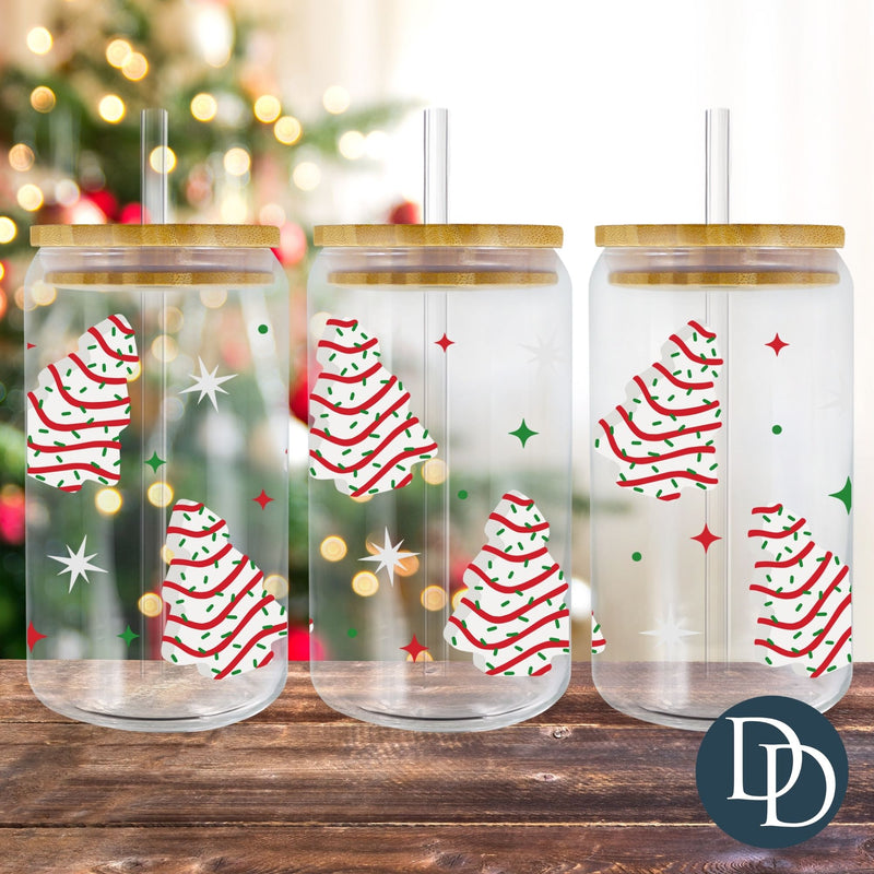 Christmas Tree Cakes *UV DTF Cup Wrap*