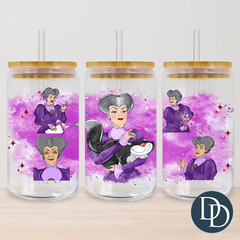 Cinder Step Mom Watercolor Villain *UV DTF Cup Wrap*