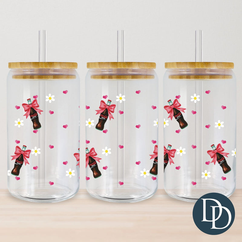 Cola Zero Bows *UV DTF Cup Wrap*