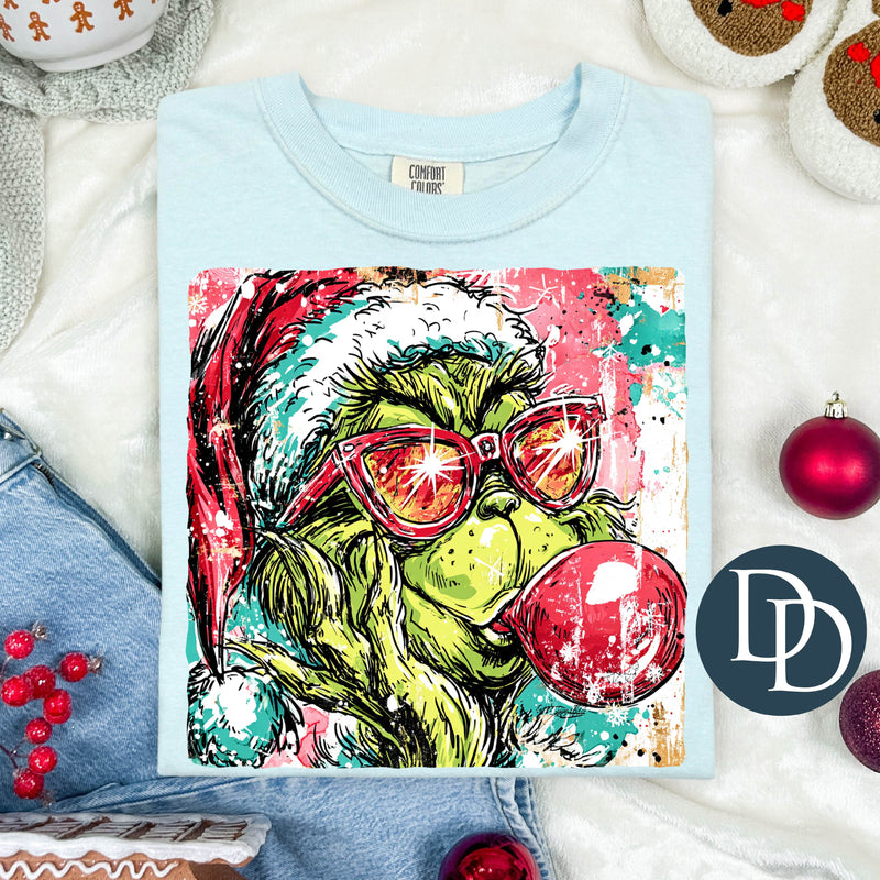 Colorful Grnch Bubblegum *DTF Transfer*