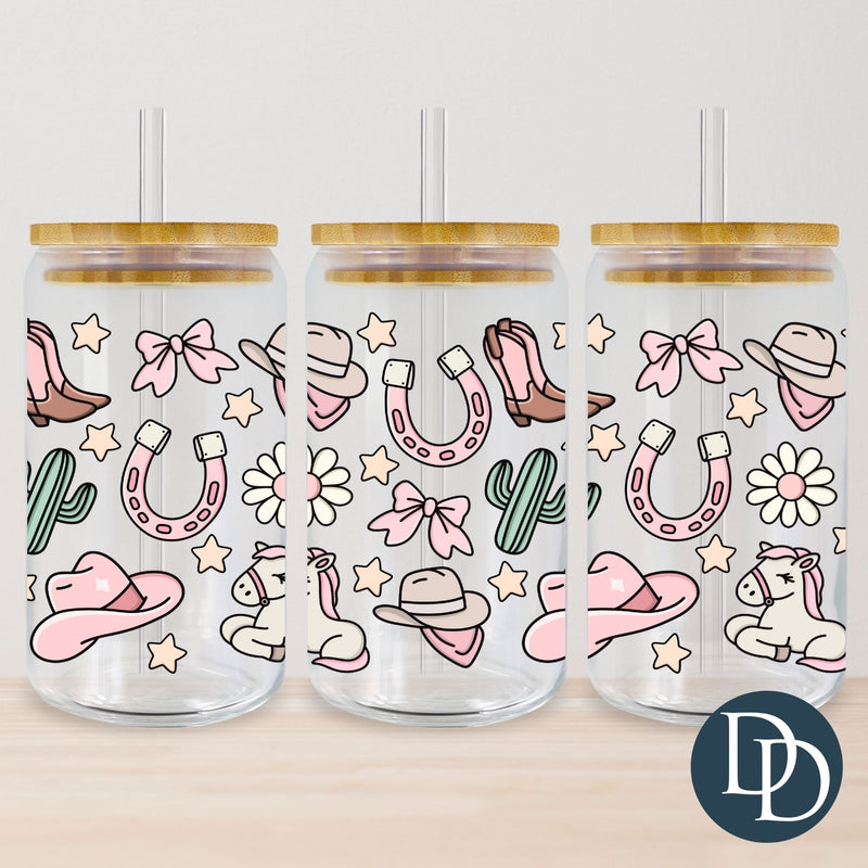 Cowgirly *UV DTF Cup Wrap*