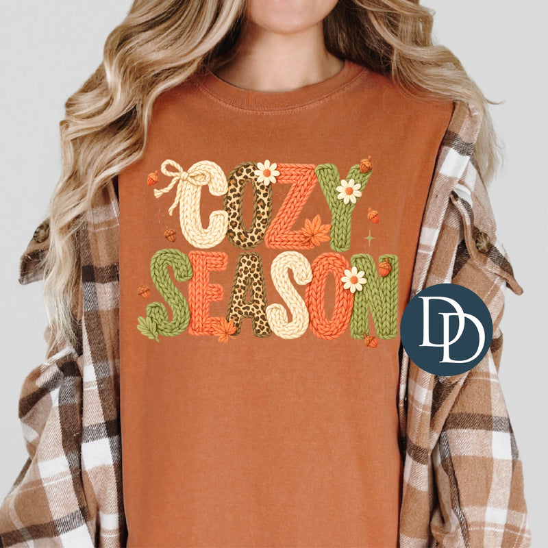 Cozy Season Faux Yarn *DTF Transfer