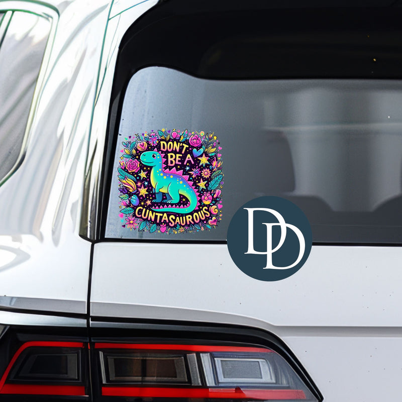 Cuntasaurous Bold Colors *UV DTF Decal*