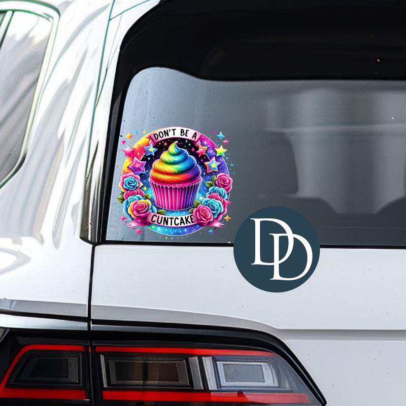 Cuntcake Cupcake Bold Colors *UV DTF Decal*