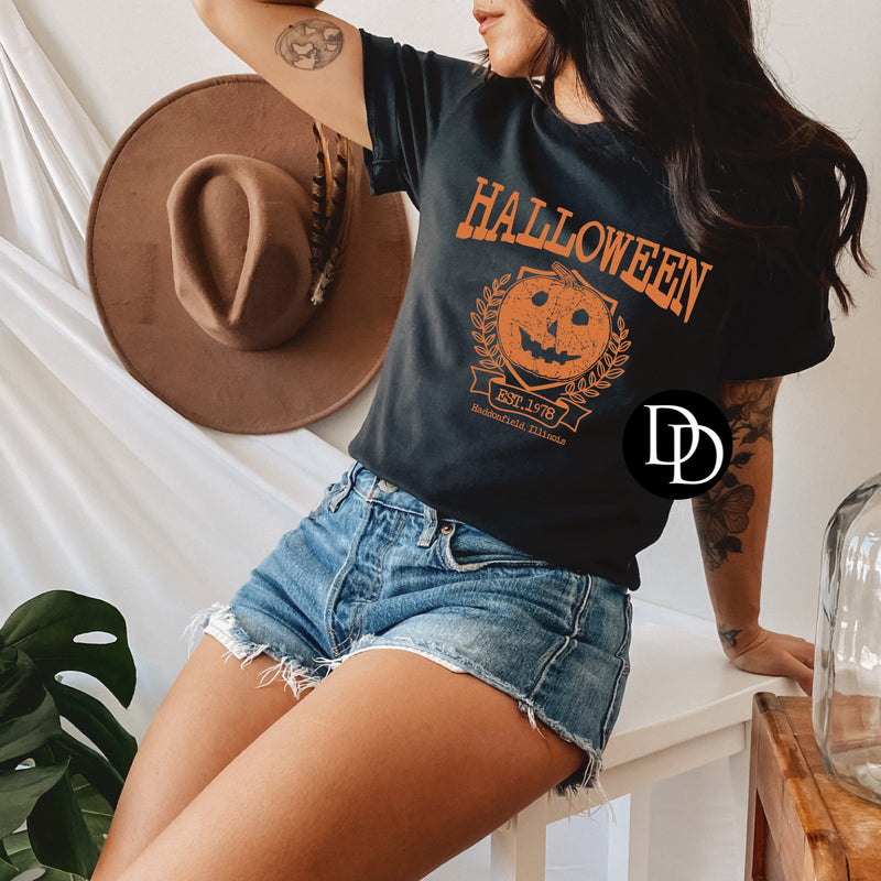 Halloween (Bright Orange Ink) *Screen Print Transfer*