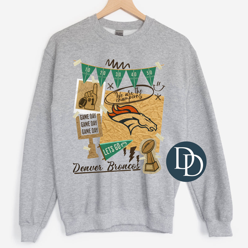 OVERSIZED DB Vintage Collage *DTF Transfer*