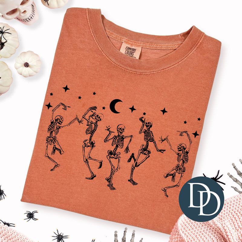 Dancing Skellie Friends Moon And Stars *DTF Transfer*